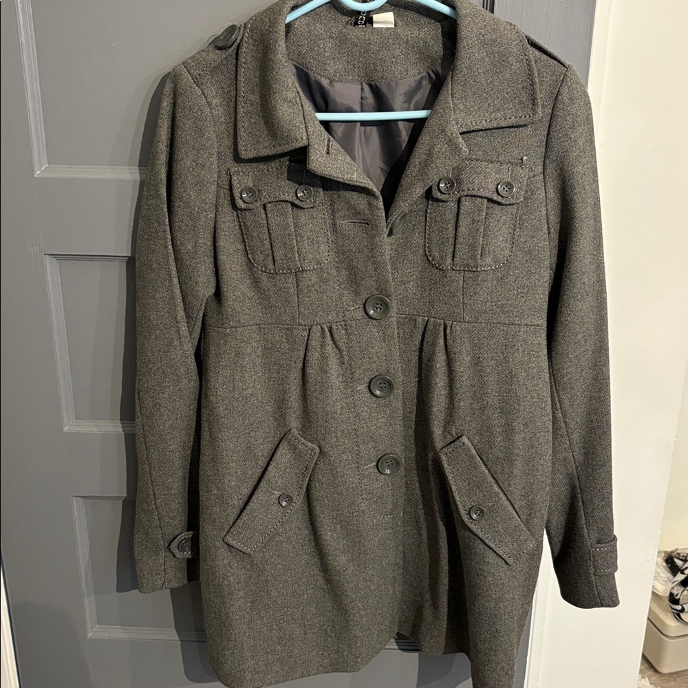 H&M Gray Pea Coat